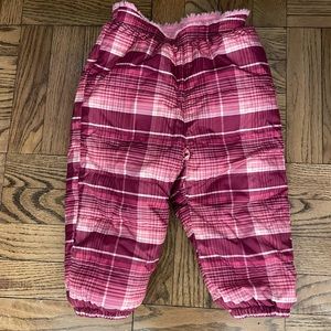 Patagonia Reversible Tribbles Toddler Girl Snow Pants Water Resistant 2T